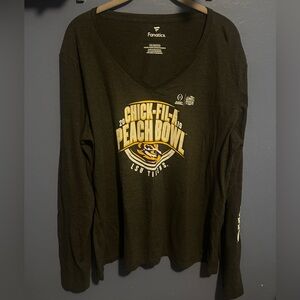 Fanatics Black Women's Peach Bowl Top